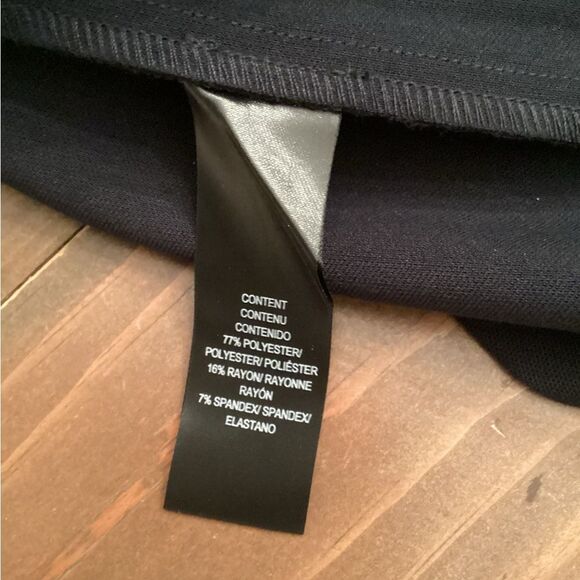 WAYF SIZE MEDIUM BLACK HIGH RISE WIDE LEG CARGO TROUSERS - Picture 9 of 9